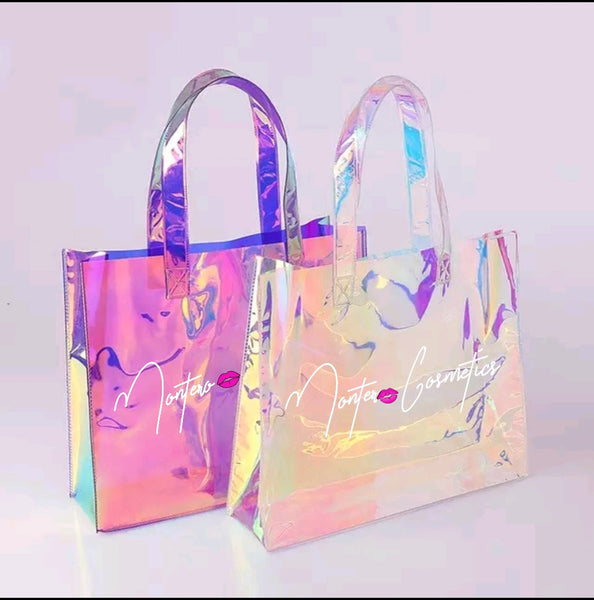 Holographic Tote Bag - Mini Macarons Boutique